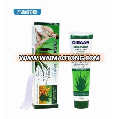 Aloe extract hair removal cream