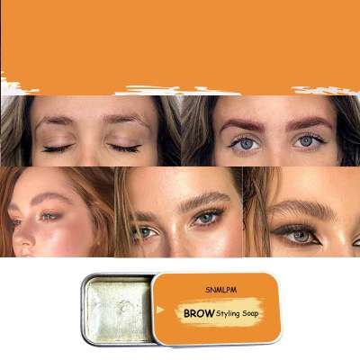 OEM/ODM Wild Eyebrow Shaping Soap with Brush Long Lasting and Waterproof Brow Styling Balm